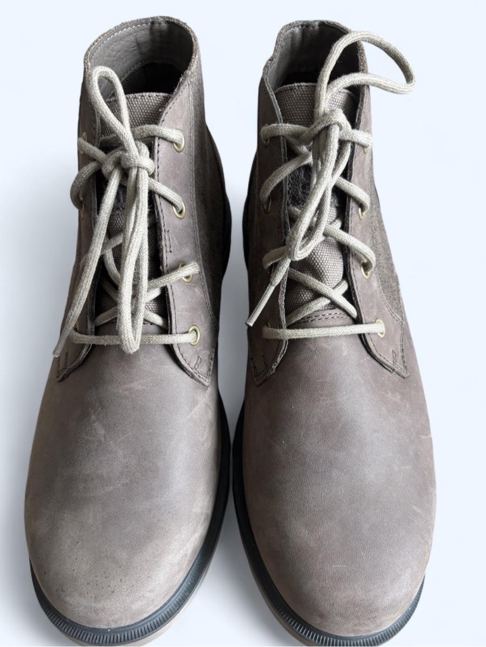 Sorel Men's Taupe Lace-Up Leather Boots